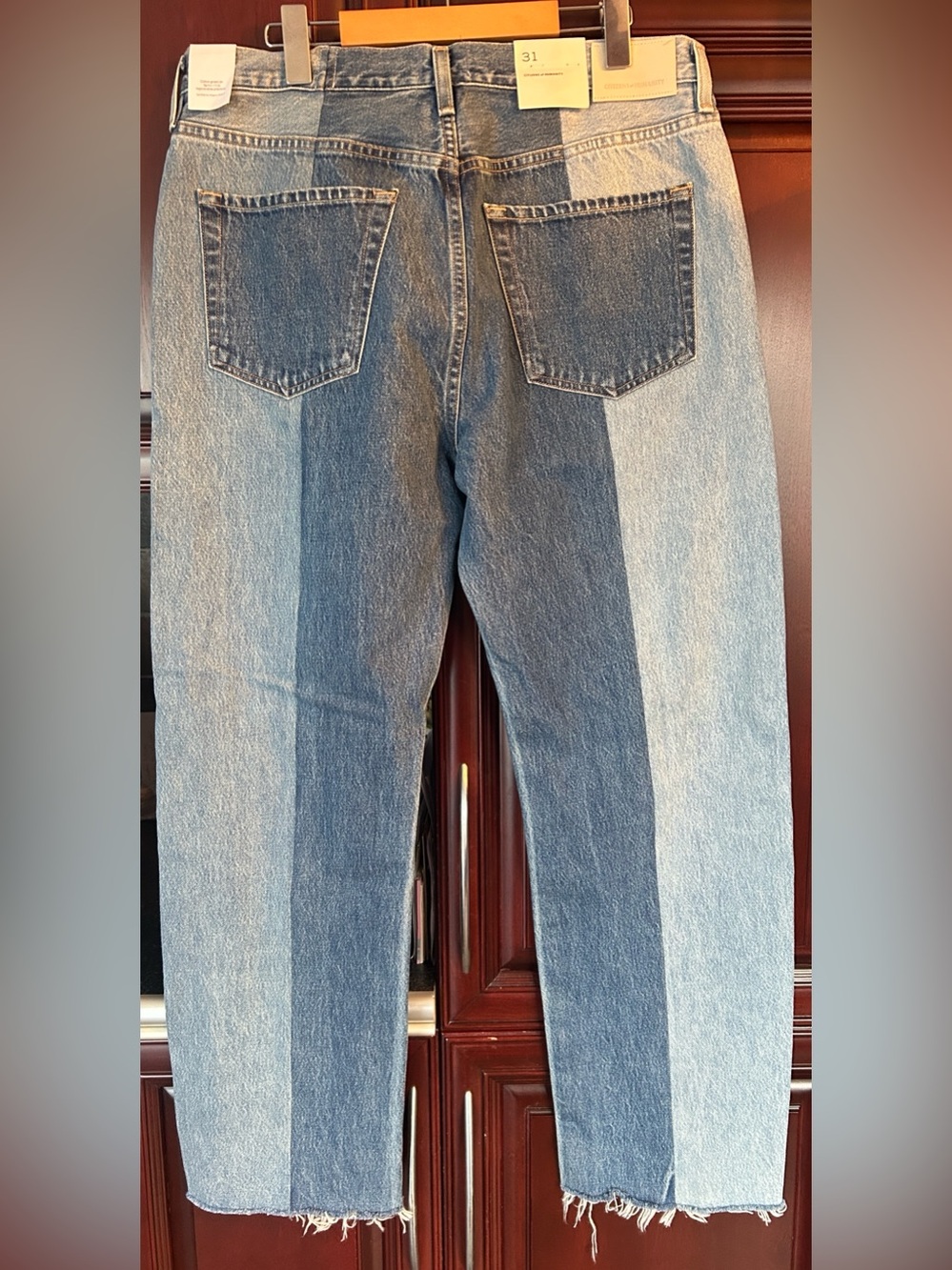 CITIZENS OF HUMANITY Patchwork Denim Jeans size 31 - Picture 11 of 11